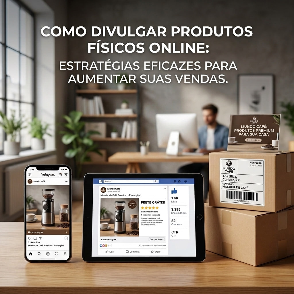 Como Divulgar Produtos Físicos Online: Estratégias Eficazes para Aumentar suas Vendas