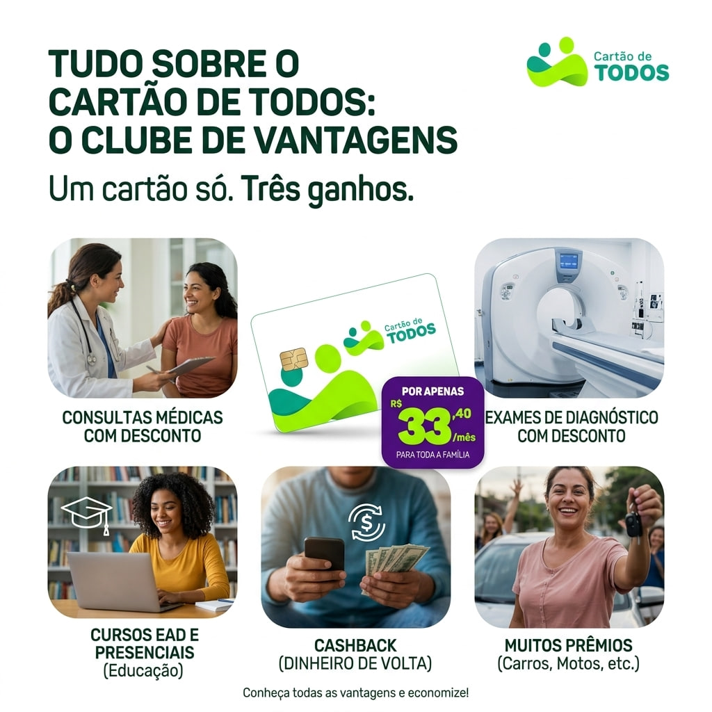 Cartão de Todos: Tudo o que você precisa saber antes de pedir o cartão.